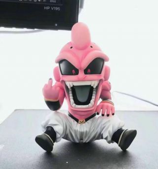 Dragon Ball Z Saiyan Kid Buu Vertical Middle Finger Ver.  Pvc Figure Toys