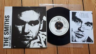 The Smiths Help I Need Someone 7 " Morrissey Marr Rare