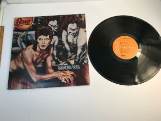 Vintage Lp David Bowie ‎diamond Dogs 1974 Cpl1 - 0576a Gatefold Vinyl Promo