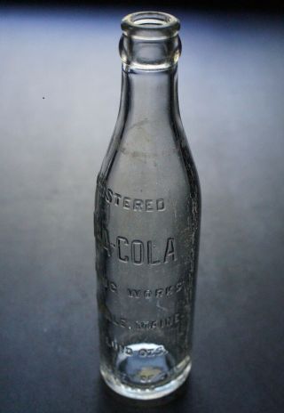 ANTIQUE STRAIGHT SIDED COCA COLA BOTTLE – SPRINGVALE MAINE 3