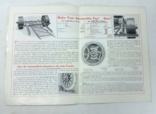 Vintage Brochure 1915 - 16 Ford Auto Tractor Print Ad Farm Tractor Attachment 205 2