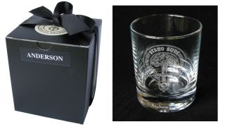 Clan Crest Engraved Whisky Tumbler In Gift Box - 50,  Crests Mace - Y