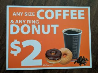 Dunkin Donuts Advertising Sign Dd Sign