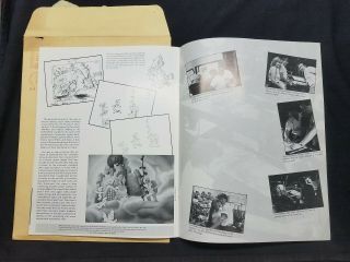 Don Bluth Exposure Sheet - Number 6,  RARE DRAGONS LAIR FILM STRIP 5