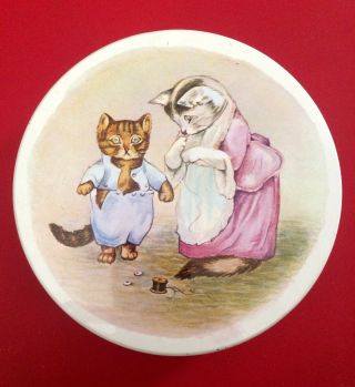 Vintage Huntley Palmers Biscuit Tin Tom Kitten Tabitha Twitchit Beatrix Potter 2
