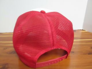 Vintage 1958 CAMP SNOOPY McDONALD ' S HAT - Red - Adjustable Mesh Back - RARE FIND 4