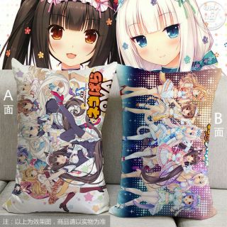 Anime Nekopara Cushion Otakuzuku Bedding Dakimakura Pillow Case Gift 35 55cm V3