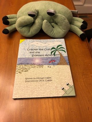 Cracker The Crab Book And Stuffed Animal Combo