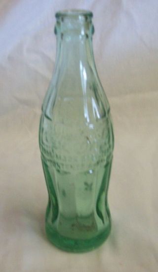 Vintage Coca Cola 6 Oz Coke Green Glass Bottle Yakima,  Washington