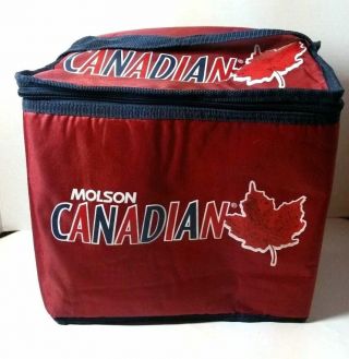 Molson Canadian Beer Thermal Picnic Lunch Bag Cooler Brewery