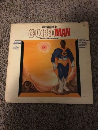 Rare Adventures Of Colored Man Lp Teddy Vann