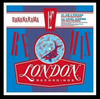 Bananarama Remixed Vol 1 Rsd 2019 4 - Track Ep 12 " Blue Vinyl Only 1000 Pressed