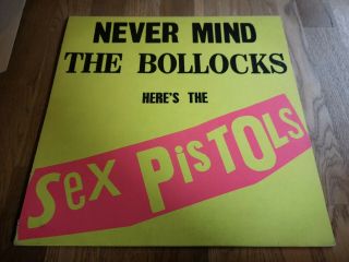 Sex Pistols Lp Never Mind The Bollocks Uk Virgin A - 9 B - 11u, , ,
