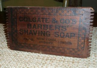 Old Crate Side Colgate& Co 