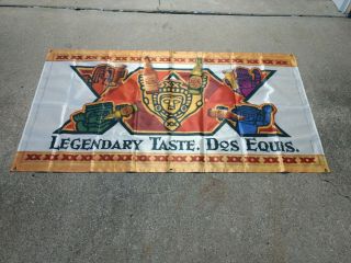 Dos Equis Beer Cinco De Mayo Legendary Taste Banner 67 - 1/2 " X 35 " 1997