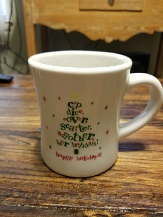 Waffle House Big Mug 2012 Christmas Holiday Coffee Cups