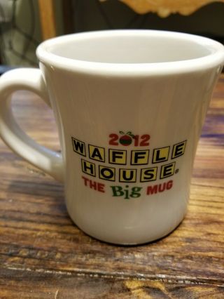 Waffle House Big Mug 2012 Christmas Holiday Coffee Cups 3