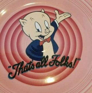 Fiesta Pink Looney Tunes Porky Pig 10.  5 