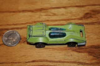 1970s Hot Wheels Redlines Bugeye Fluorescent Green Vintage Toy Mattel Hong Kong