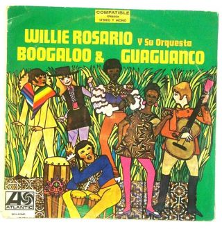 Willie Rosario Y Su Orquesta ‎– Boogaloo & Guaguanco Lp - Vinyl 12 " 33rpm