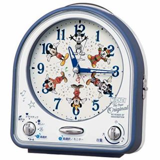Seiko Clock Disney Mickey Mouse 90th Anniversary Alarm Clock Fd820l 31 Songs F/s