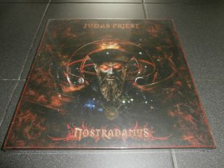Judas Priest Nostradamus 3xlp,  2xcd Box Set & Book Uk 2008 Heavy Metal Nwobhm