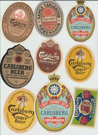 Denmark Beerlabels Carlsberg 150 Different