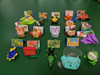 15 Kinder Joy Collectible Mini Toys Car,  Motorcycle,  Gator,  Etch Sketch & More