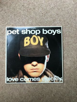 Pet Shop Boys ‎– Love Comes Quickly - Usa 12 " Vinyl