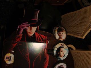 Tim Burton Willy Wonka Charlie And Chocolate Factory Dvd Display Depp Graphics