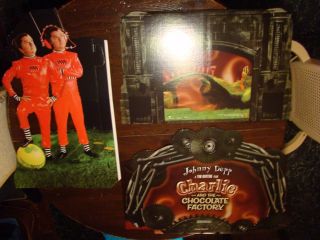 Tim Burton Willy Wonka Charlie and Chocolate Factory DVD Display Depp GRAPHICS 4