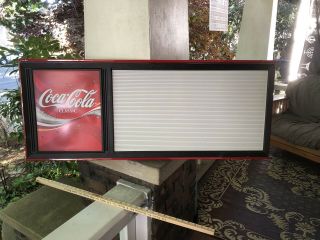 Coca Cola Menu / Advertising Letter Board " Enjoy Coke " 44” X 18”