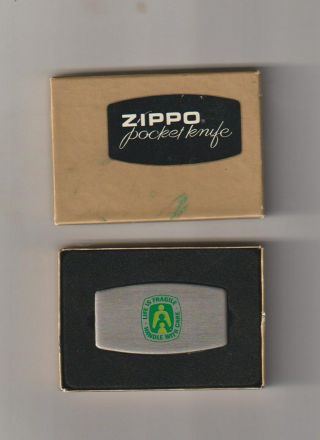 Vintage Life Is Fragile Handle With Care Zippo Money Clip Pocket Knife