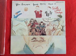 John Lennon Walls And Bridges 1974 Vinyl Lp Japan Eas - 80065 Apple Records