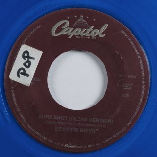 Rap Hip Hop 45 Beastie Boys Sure Shot (version) Capitol Blue Wax Hear