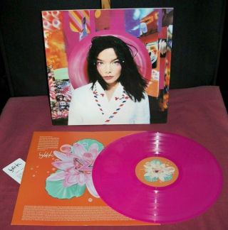 Bjork Post - Vinyl Lp Album - Limited Opaque Pink Coloured Vinyl - 2015 Uk - - Ex