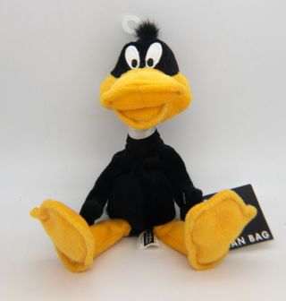 Warner Brothers Studio Store Daffy Duck Bean Bag Plush Toy 1998 Nwt
