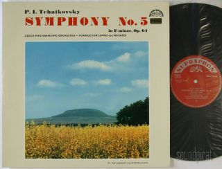 Lovro Von Matacic Tchaikovsky Symphony No.  5 Supraphon Ed1 Stereo Sua St 50141 Nm