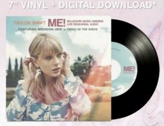 Taylor Swift Me Single 7” Vinyl Billboard Live Rehearsal Audio Record