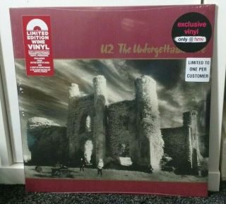 U2 - The Unforgettable Fire Red Wine Vinyl Lp - Ltd Hmv Edition -