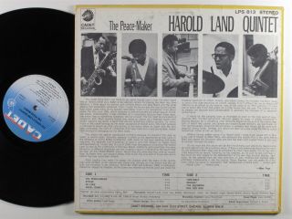 HAROLD LAND QUINTET The Peace - Maker CADET LP VG, 2