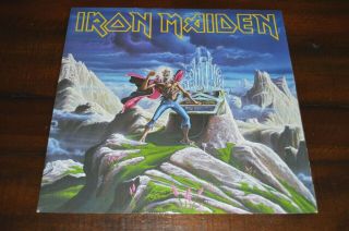 Iron Maiden - Run To The Hills Live 12 " Uk Single 45 Rpm Vinyl Record Lp Nm M -