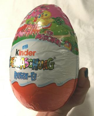 Large 350g Kinder Surprise Xxl Egg Easter Toy Inside Edition Shippin