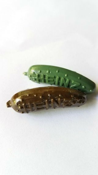 Pickle Pins Vintage Heinz 1939 Worlds Fair Adorable Brown And Green