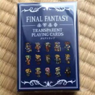 Final Fantasy Clear Playing Cards 30th Anniversary Exhibition Square Enix