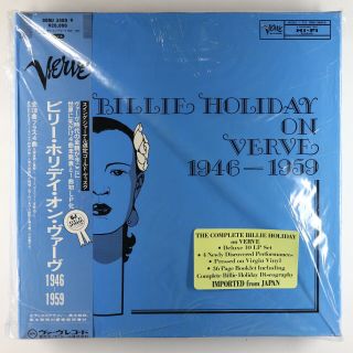 Billie Holiday - On Verve 1946 - 1959 10xlp - Verve Japan Oomj 3480/9 Mono Nm Obi