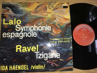 Ida Haendel Lalo Symphonie Espagnole Ravel Tzigane Supraphon Red St Ed1 Nm -