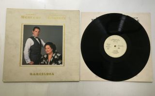 Freddie Mercury Montserrat Caballe Vinyl Lp Barcelona 1988 Embossed Gfold Polh44