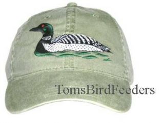 Loon Embroidered Cotton Cap Bird Hat