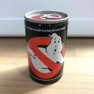 Ghostbuster Movie 150ml Coca Cola Coke Ghost In Can From England 1984 - Rare